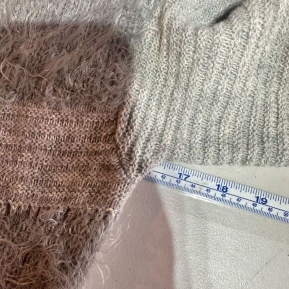 Anthropologie Sleeping on Snow Nuvola Sweater Gray Soft Size XS Wool Blend - Picture 8 of 11